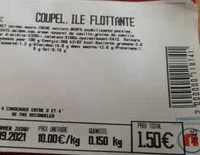 Coupelle île flottante Torn Din 7991 De M-14 x 45