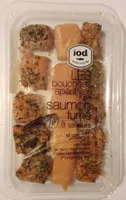 Les bouchées apéritives de saumon fumé