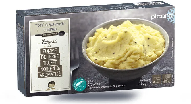 Ecrasé de pomme de terre à la truffe noire 1%