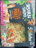 S asian salad nouilles boulettes de poulet facon thai
