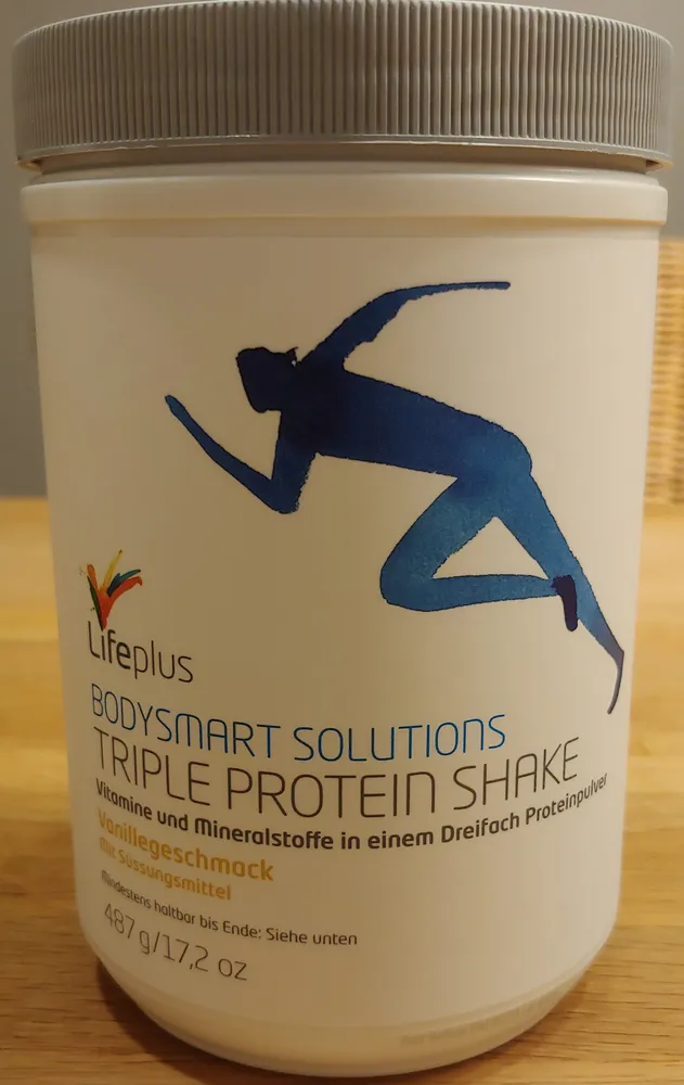 Triple Protein Shake Vanillegeschmack ungesüsst