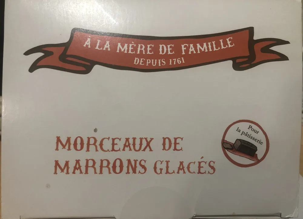 Morceaux de marrons glacés