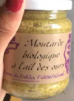 Moutarde biologique à l’ail des ours