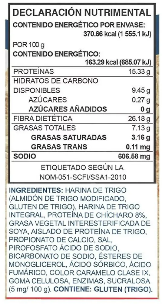 Tortillas de harina de trigo Mission alta proteína