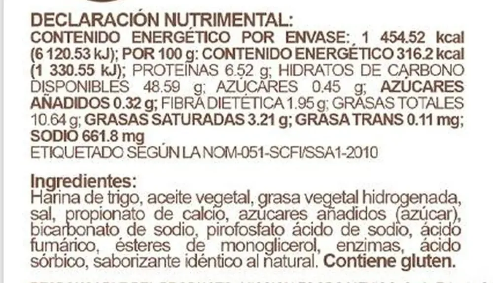 Tortillas de harina Torti Ricas de trigo de mesa