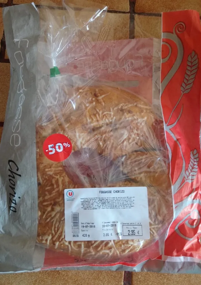 Fougasse chorizo