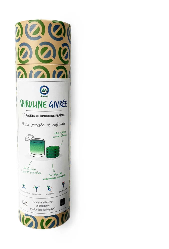 Palets Givrés de spiruline fraîche - Umamiz - 125 g