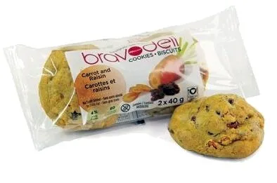 Biscuits carottes et raisins