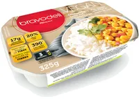 Pois chiches sauce cari et crème de coco véganes