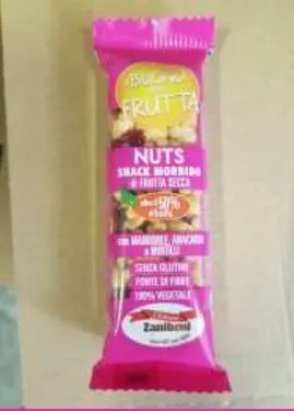 Il buono della frutta - Snack morbido di frutta secca - Nocciole, mandorle, anacardi, mirtilli