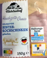 Delikatess Hinterkochschinken gebacken