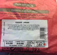 Fougasse lardons