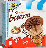 Glace aux noisettes et chocolat KINDER BUENO