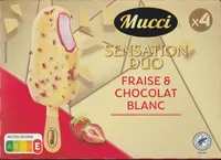 Sensation duo fraise & chocolat blanc