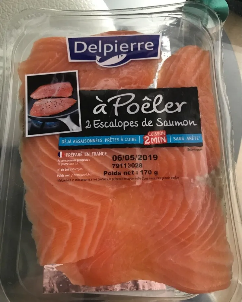Escalopes de Saumon a poêler