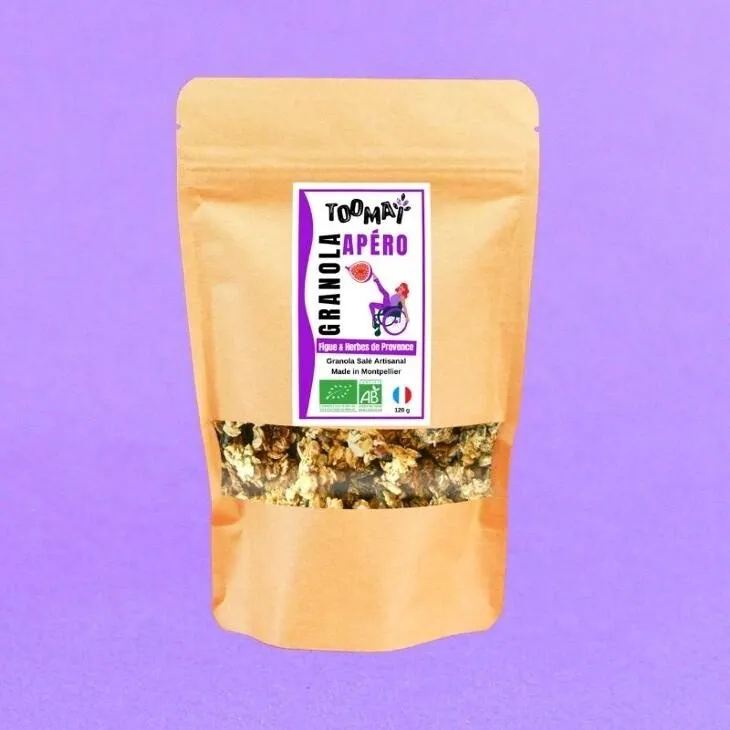 Granola Apéro Figue & Herbes de Provence - Toomaï - 120g
