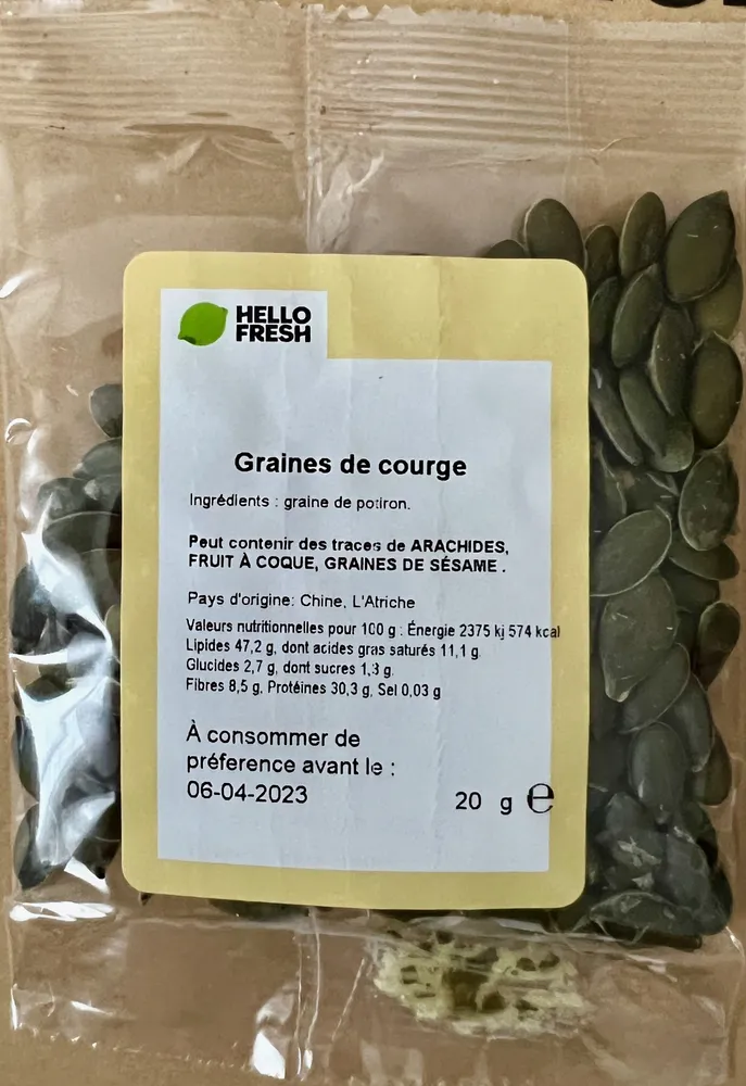 Graines de courge