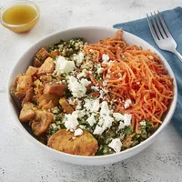 Salade quinoa, épinard, patate douce
