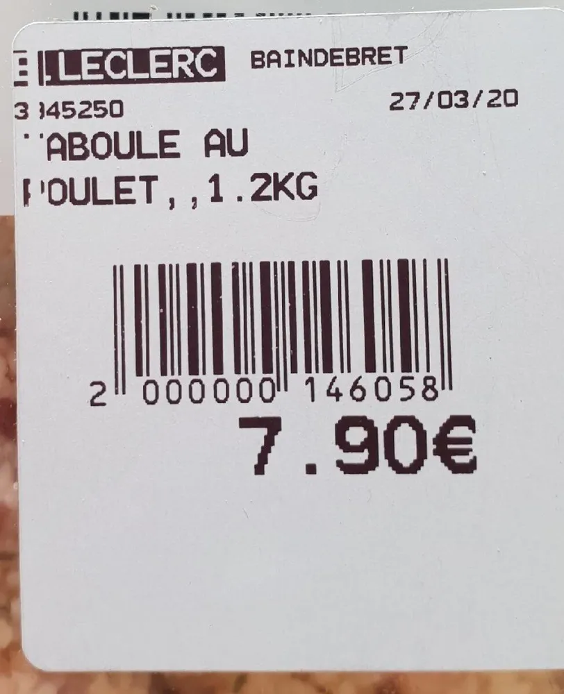Taboulé au poulet