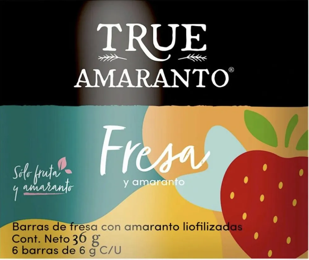 True Amaranto Fresa con amaranto 30 g