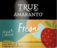 True Amaranto Fresa con amaranto 30 g