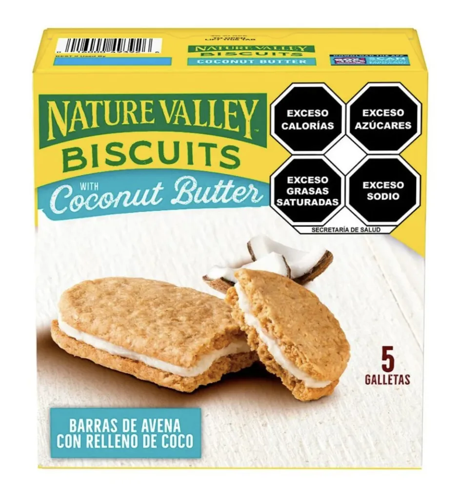 Barras de avena Nature Valley coco