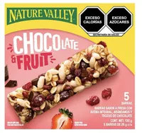 Barras de granola Nature Valley chocolate & fruit