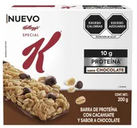 Barra de proteína Kellogg's Special K con cacahuate y sabor chocolate
