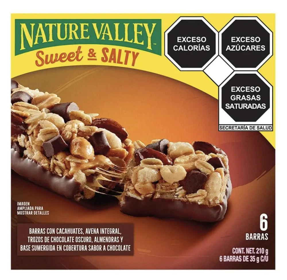 Barras de granola Nature Valley sweet and salty chocolate