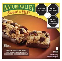 Barras de granola Nature Valley sweet and salty chocolate