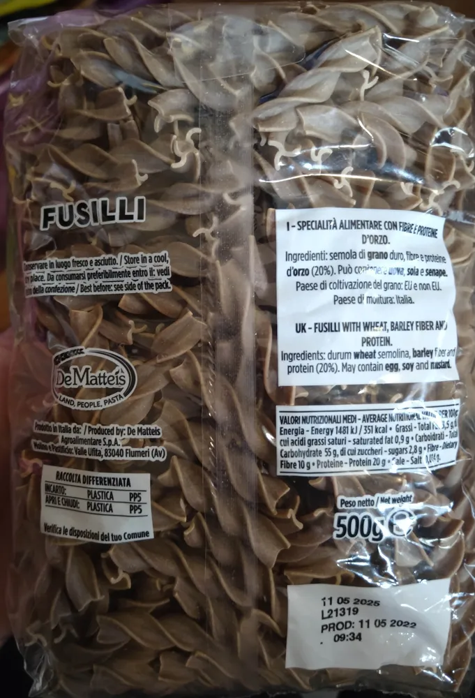 Fusilli integrali