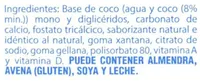 Alimento líquido de coco sin azúcar