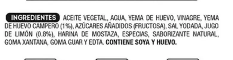 Mayonesa Heinz con jugo de limón