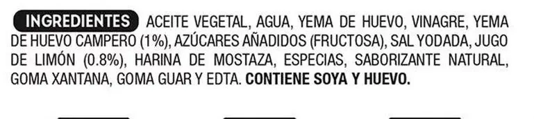 Mayonesa Heinz con jugo de limón