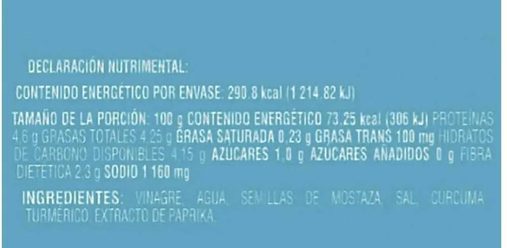 Mostaza Great Value