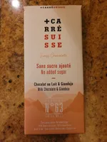 Chocolat au lait et gianduja sans sucre ajouté