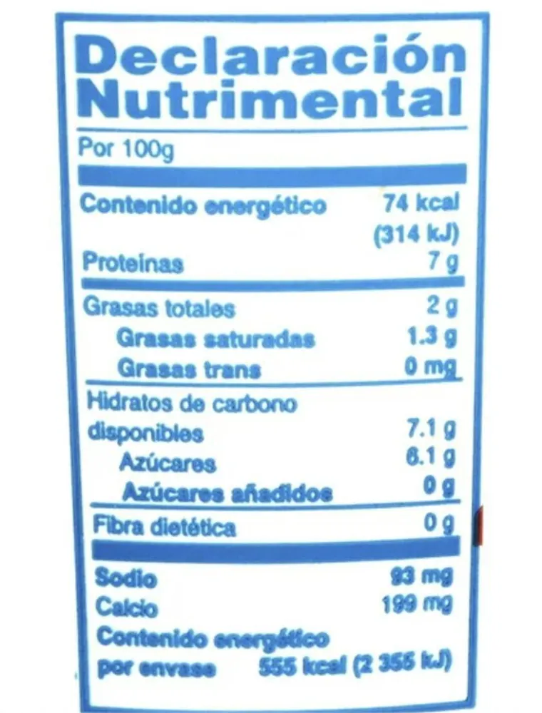 Yoghurt Yoplait Griego natural sin azúcar añadida
