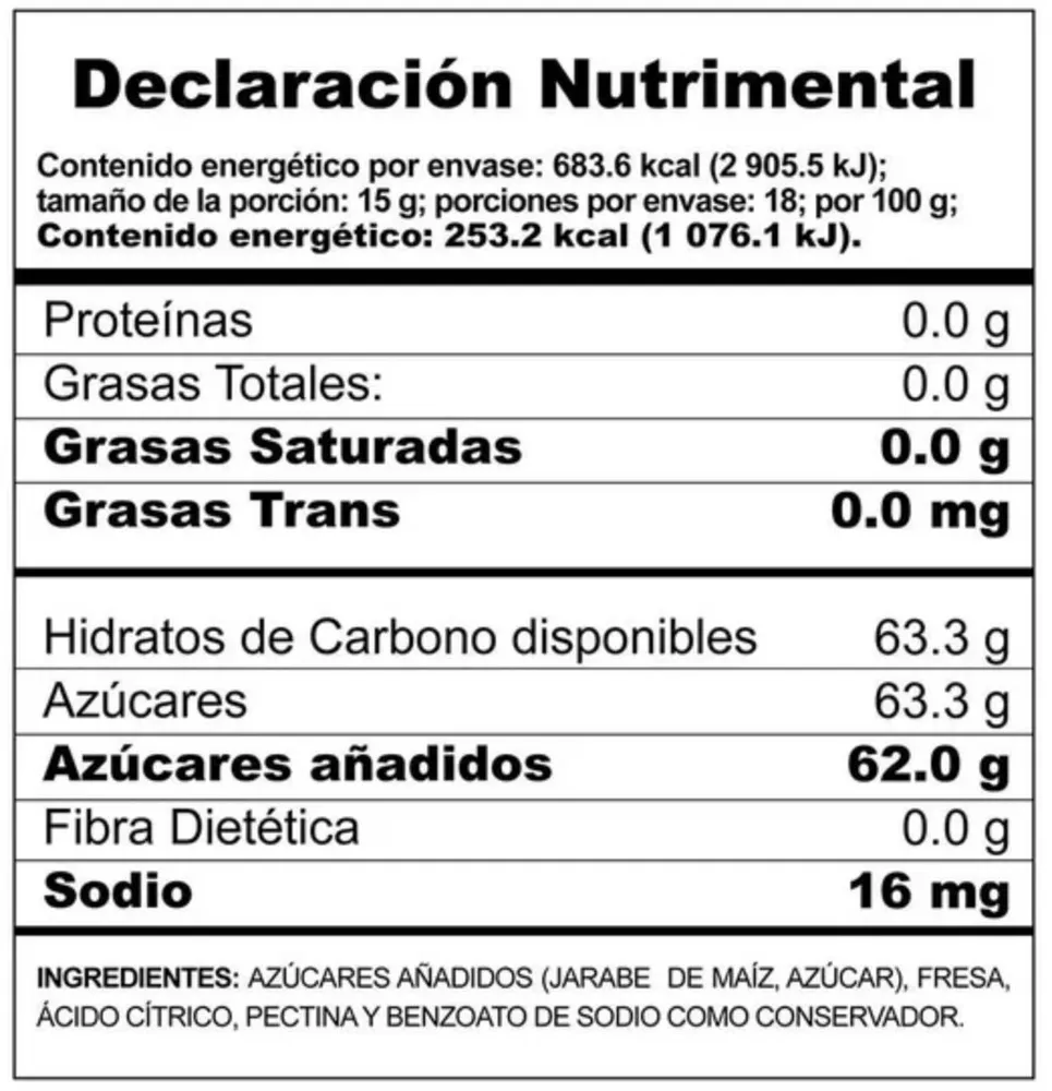 Mermelada McCormick fresa