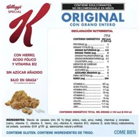 Cereal Kellogg's Special K original sabor natural