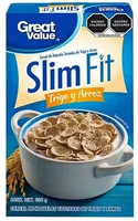 Cereal Great Value Slim Fit trigo y arroz