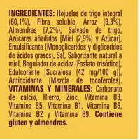 Cereal hojuelas de trigo integral Nestlé Fitness miel y almendras