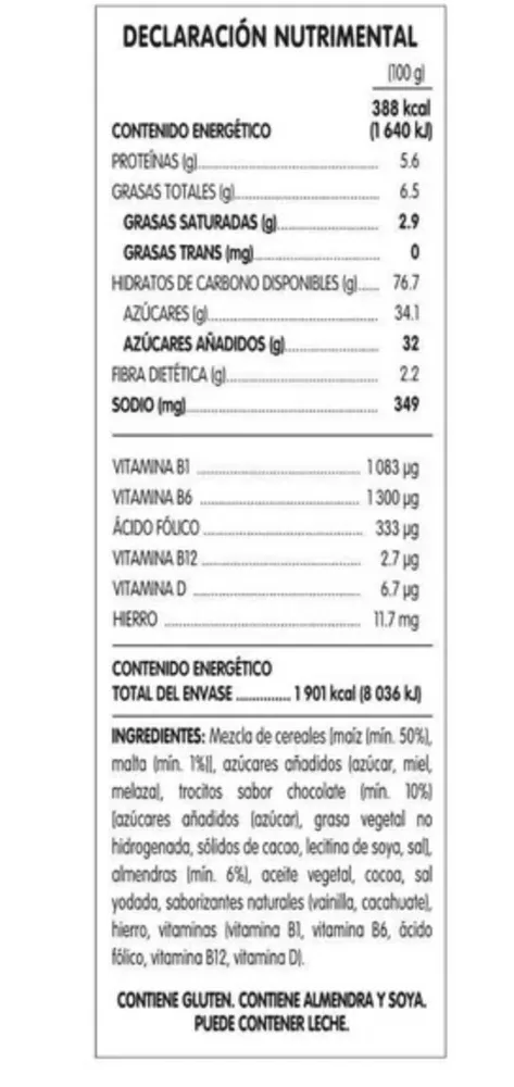 Cereal Kellogg's Extra sabor chocolate con almendras