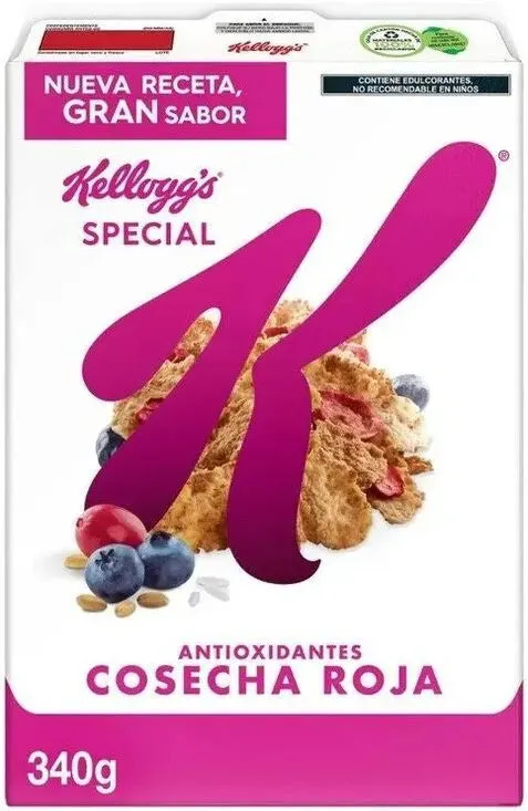 Cereal Kellogg's Special K antioxidantes cosecha roja
