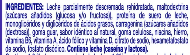 Producto lácteo Forti Leche