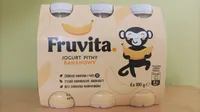 Jogurt pitny bananowy - Fruvita