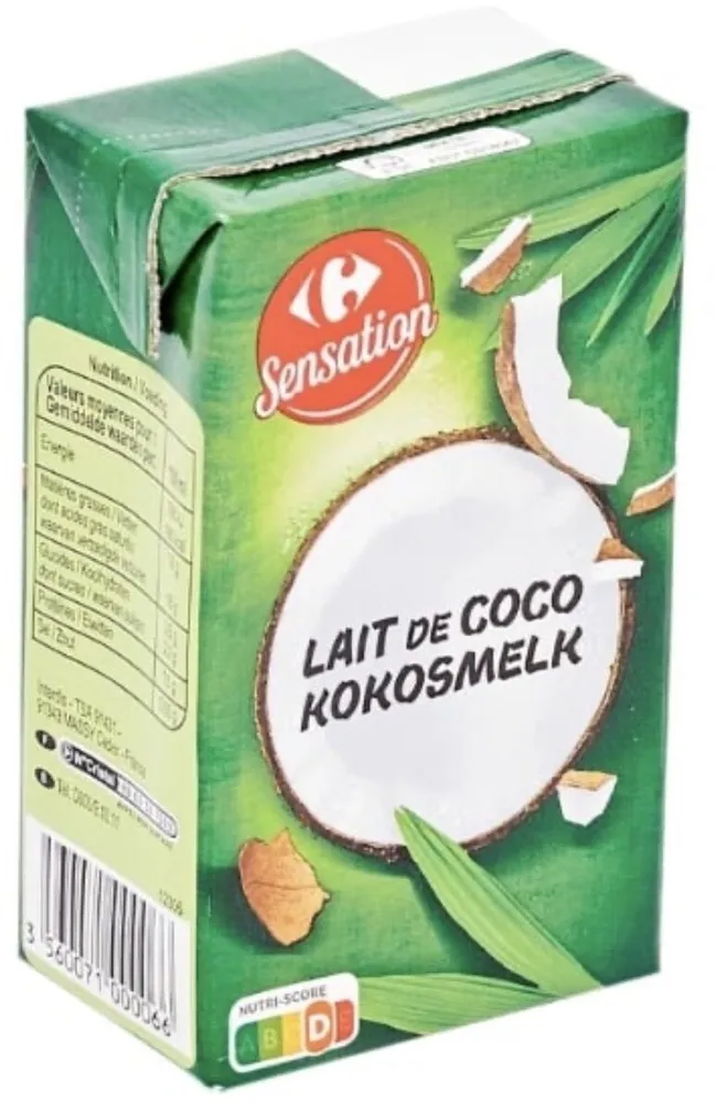 Lait de coco CARREFOUR SENSATION