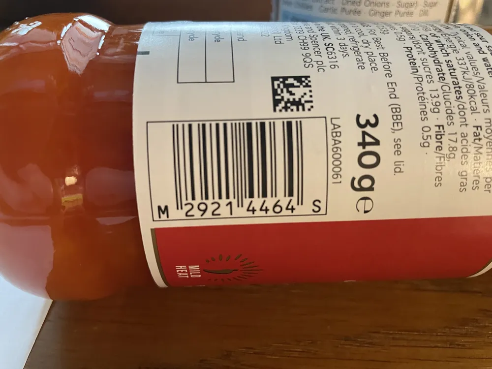 M&S Sweet & Sour Sauce