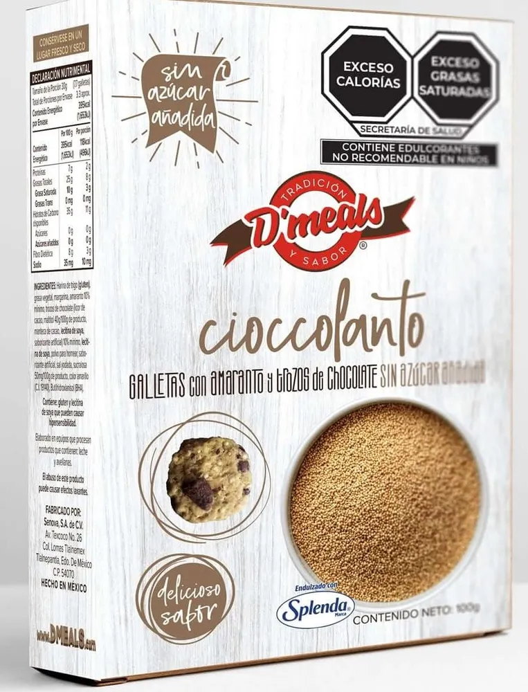Cioccolanto Galletas Bites con Amaranto y Chocolate Sugar Free