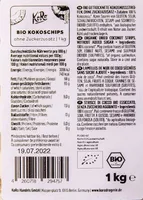 Organic dried coconut strips without added sugar