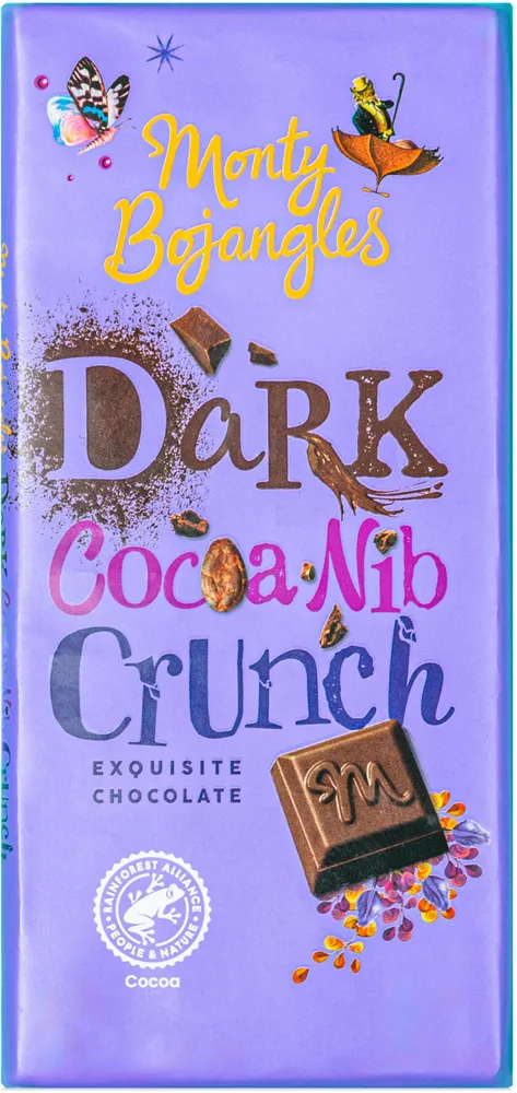 Dark Chocolate Cocoa Nib Crunch Bar